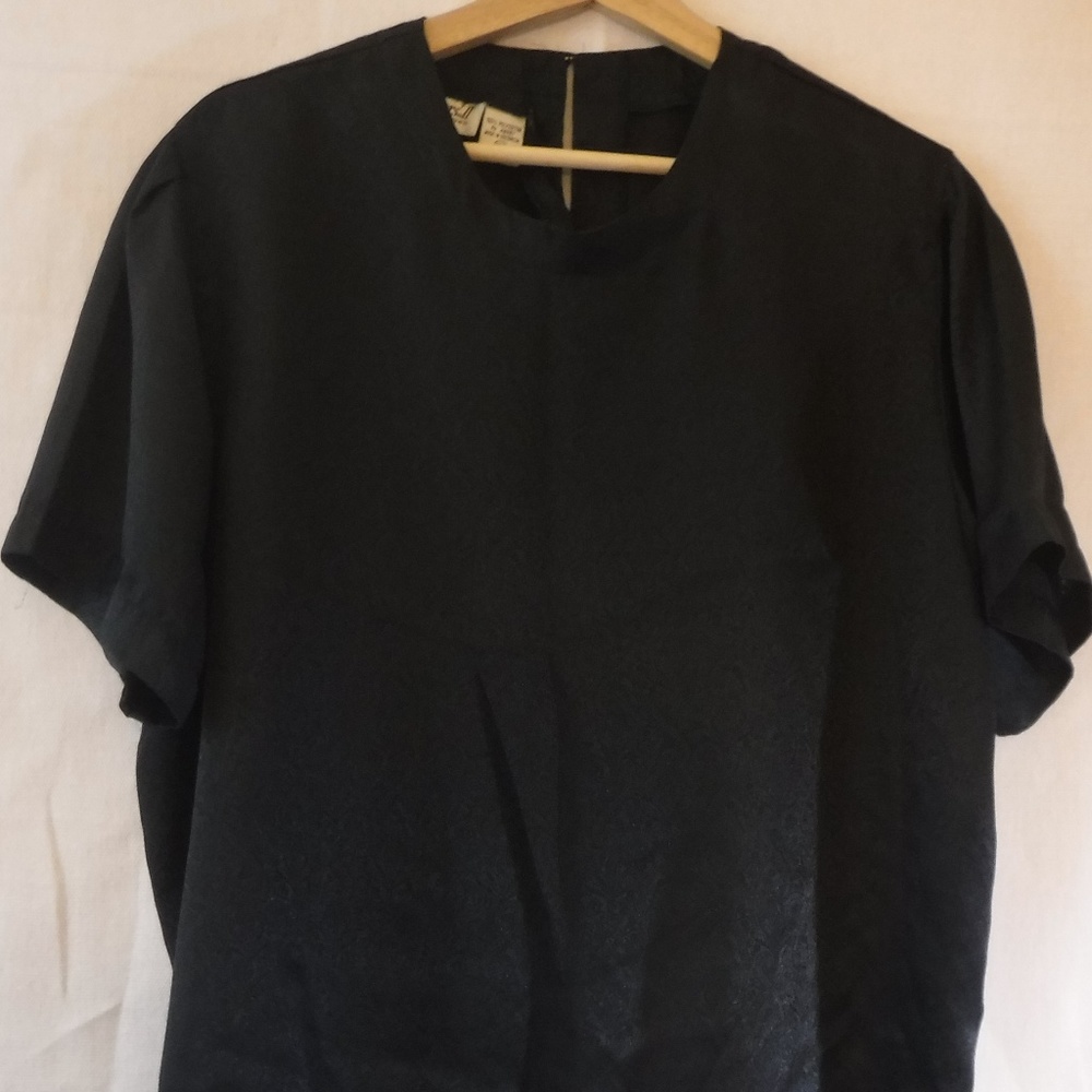 Partners II, Black Business Blouse Size 18W